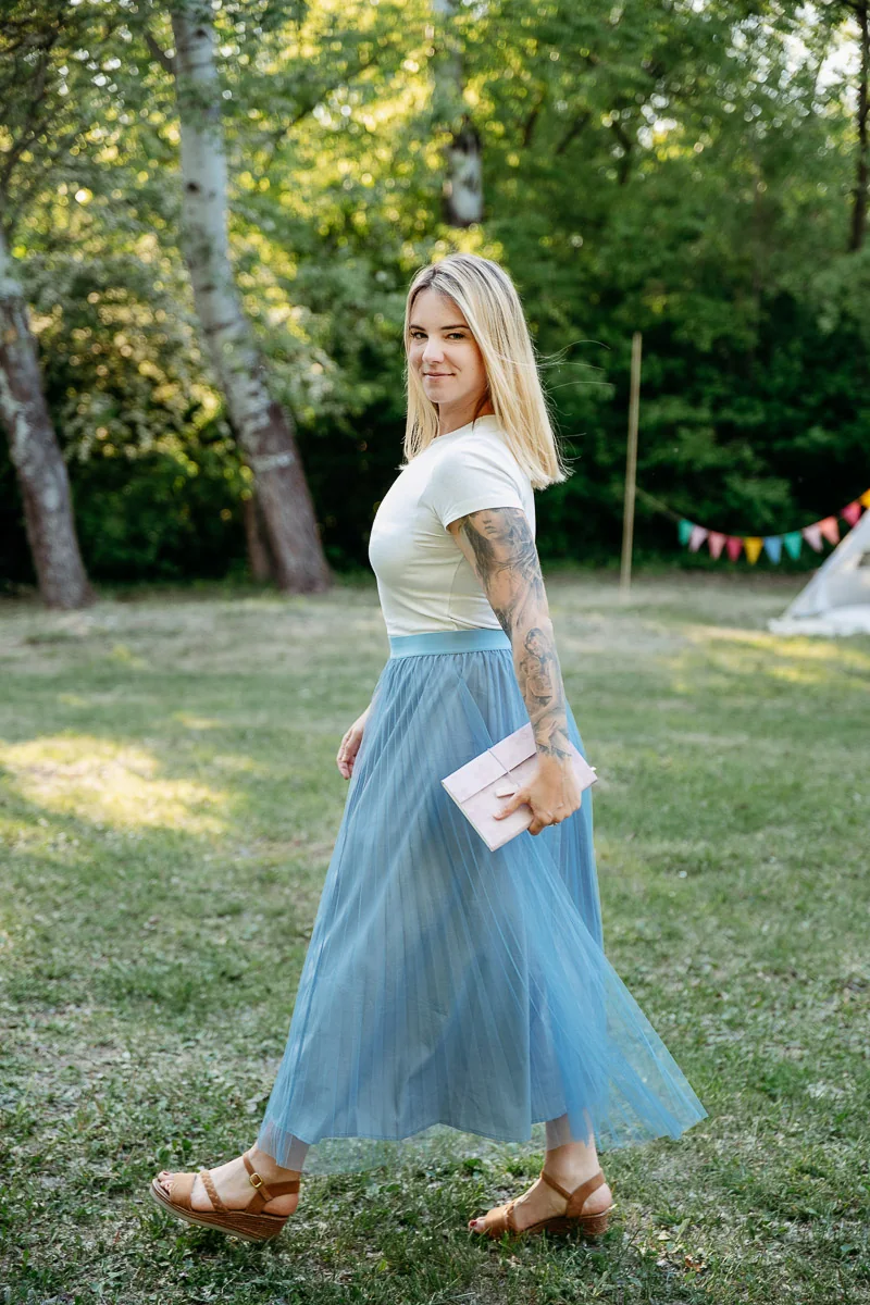 Dorina kültéri portréja
